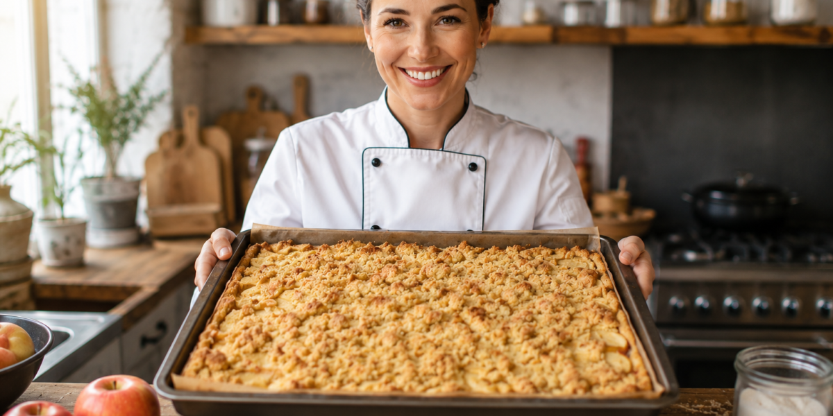 Apfelkuchen vom Blech
