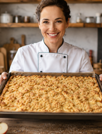 Apfelkuchen vom Blech